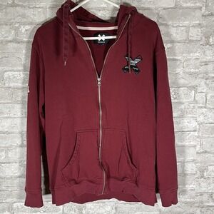 Blue Banana X full-zip hoodie Size Large 100% Cotton